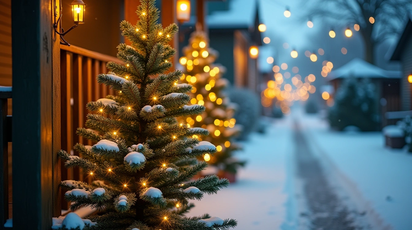 Miser sur la durabilité et le DIY pour un sapin extérieur unique